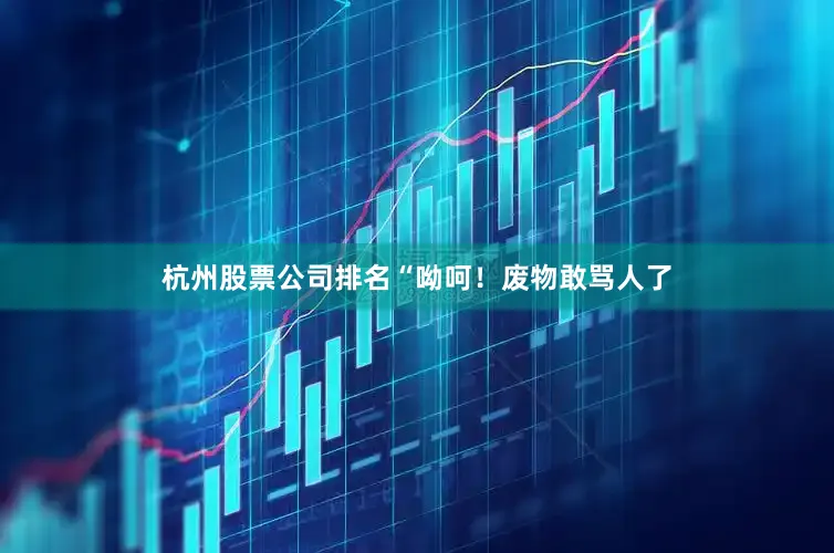 杭州股票公司排名“呦呵！废物敢骂人了
